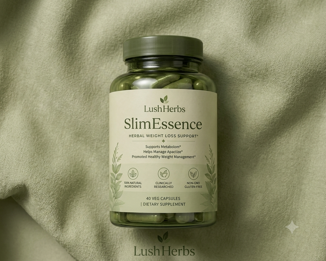 LushHerbs SlimEssence | Herbal Weight Loss Capsules | 45 Capsules